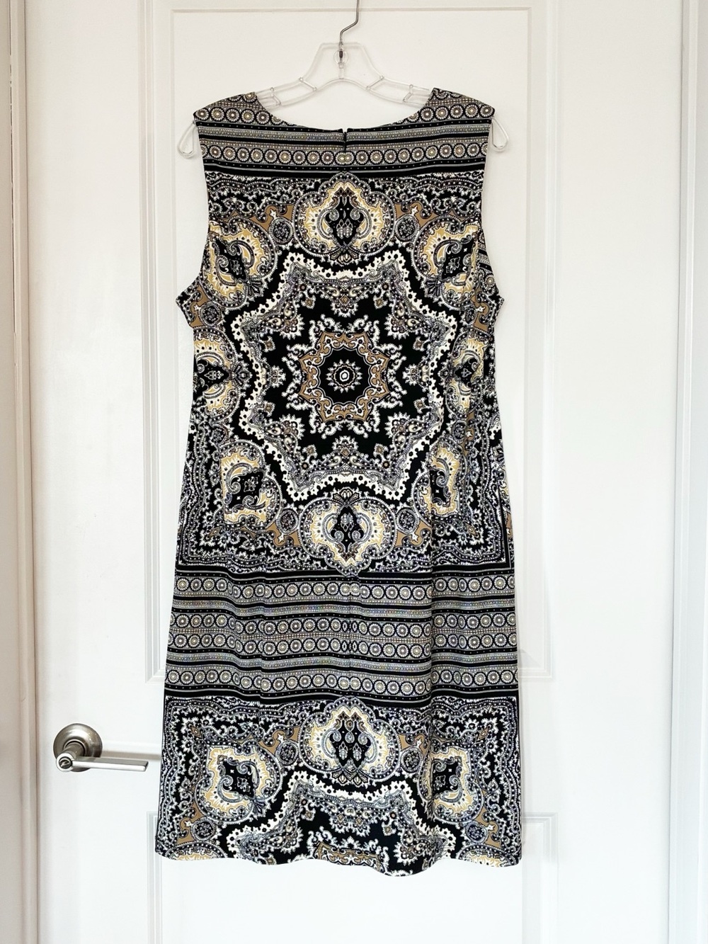NWT J. McLaughlin Catalina Cloth sleeveless geometric paisley shift dress. XL - Picture 12 of 16